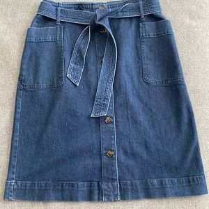 Loft Denim Skirt Sz 12